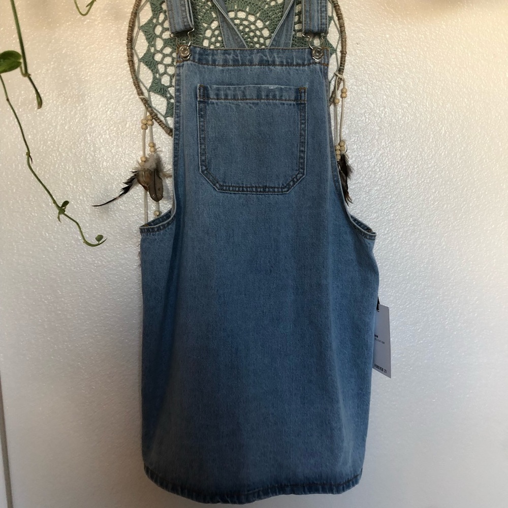 NEW! Denim Overall Dress